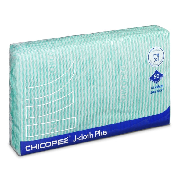 J Cloth Plus Large Green 51x36CM (Pack of 50) – Nexus Cleaning Supplies
